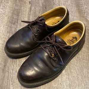 Havana Joe Lugged Brown Leather Dark Academia Oxford Shoes Size 40 (9.5)